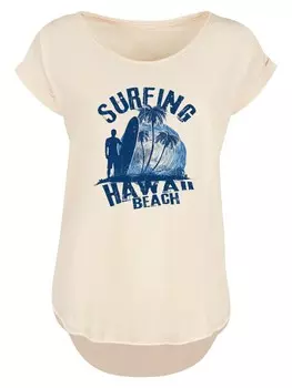 Рубашка F4NT4STIC Hawaii Surf Beach Summer, песочный