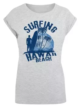 Рубашка F4NT4STIC Hawaii Surf Beach Summer, серый
