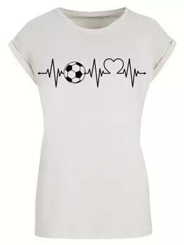 Рубашка F4NT4STIC Heartbeat Soccer, экрю