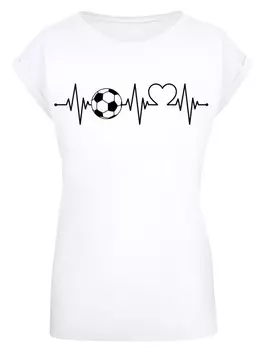 Рубашка F4NT4STIC Heartbeat Soccer, белый