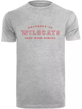 Рубашка F4NT4STIC High School Musical The Musical Property Of Wildcats, пятнистый серый
