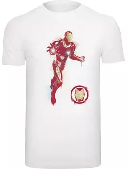 Рубашка F4NT4STIC Iron Man, белый