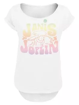 Рубашка F4NT4STIC Janis Joplin, белый
