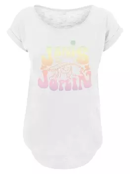 Рубашка F4NT4STIC Janis Joplin, белый