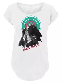 Рубашка F4NT4STIC Janis Joplin, белый