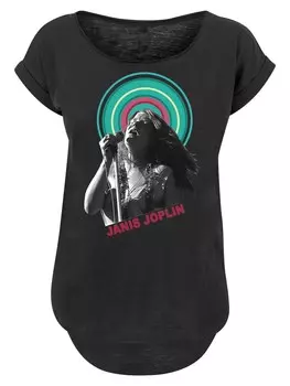 Рубашка F4NT4STIC Janis Joplin, черный