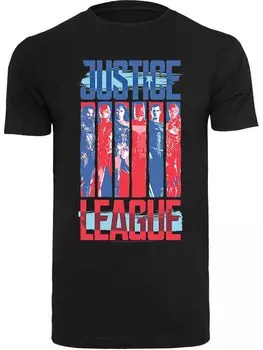 Рубашка F4NT4STIC Justice League Movie Team Flag, черный