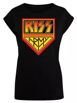 Рубашка F4NT4STIC Kiss Army, черный