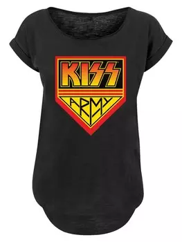 Рубашка F4NT4STIC Kiss, черный