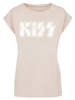 Рубашка F4NT4STIC Kiss, песочный