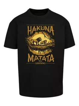 Рубашка F4NT4STIC Knig der Lwen Hakuna Matata, черный
