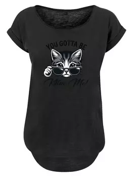 Рубашка F4NT4STIC Ktzchen You Gotta Be Kitten Me!, черный