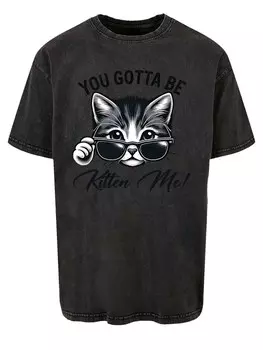 Рубашка F4NT4STIC Ktzchen You Gotta Be Kitten Me!, черный