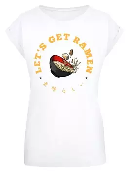 Рубашка F4Nt4Stic Lets get Ramen, белый