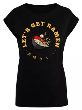 Рубашка F4NT4STIC Lets get Ramen, черный