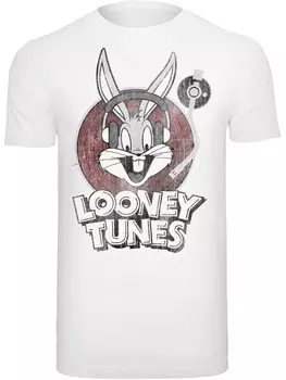 Рубашка F4NT4STIC Looney Tunes Bugs Bunny, белый