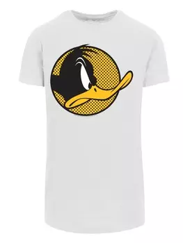 Рубашка F4NT4STIC Looney Tunes Daffy Duck Dotted Profile -WHT, белый