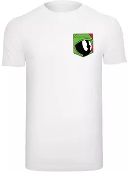 Рубашка F4NT4STIC Looney Tunes Marvin The Martian Face, белый