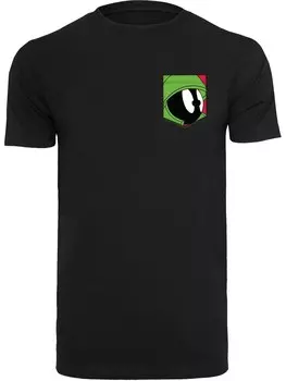 Рубашка F4NT4STIC Looney Tunes Marvin The Martian Face, черный