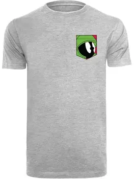 Рубашка F4NT4STIC Looney Tunes Marvin The Martian Face, серый