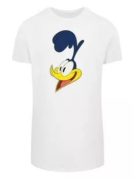 Рубашка F4NT4STIC Looney Tunes Road Runner Face, белый