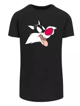 Рубашка F4NT4STIC Looney Tunes Sylvester, черный