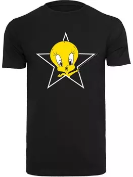 Рубашка F4NT4STIC Looney Tunes Tweety Pie Star, черный