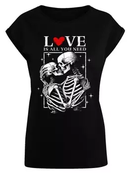 Рубашка F4NT4STIC Love is all you need, черный