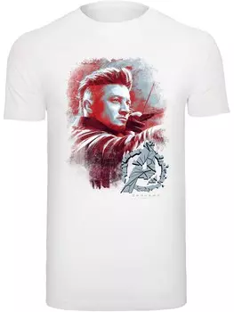 Рубашка F4NT4STIC Marvel Avengers Endgame Hawkeye, белый