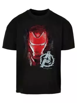 Рубашка F4NT4STIC Marvel Avengers Endgame Iron Man Brushed, черный