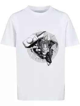 Рубашка F4Nt4Stic Marvel Avengers Thor Monotone, белый