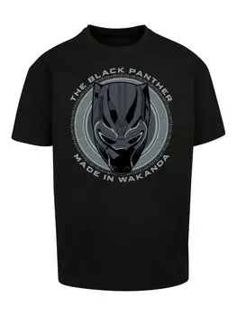 Рубашка F4NT4STIC Marvel Black Panther Made in Wakanda, черный