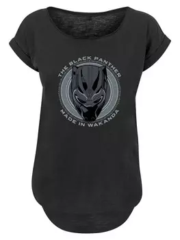 Рубашка F4NT4STIC Marvel Black Panther Made in Wakanda, черный