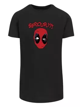 Рубашка F4NT4STIC Marvel Deadpool Seriously, черный