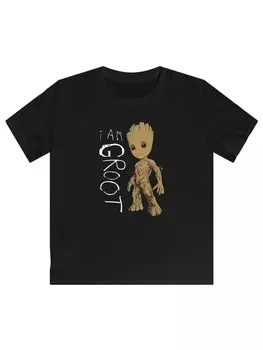 Футболка F4Nt4Stic Marvel Guardians of the Galaxy I am Groot, черный