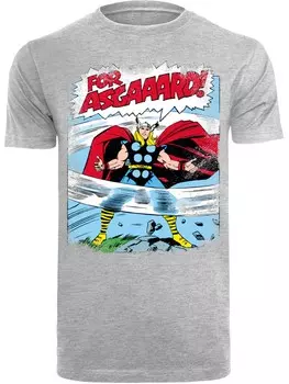 Рубашка F4NT4STIC Marvel Thor Asgard, пятнистый серый