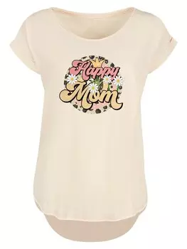 Рубашка F4NT4STIC Mothers Day Floral Design Happy Mom Motherhood Appreciation, песочный
