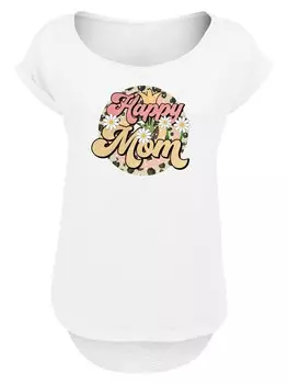 Рубашка F4NT4STIC Mothers Day Floral Design Happy Mom Motherhood Appreciation, белый