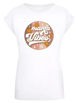 Рубашка F4NT4STIC Mothers Day Mama Vibes Vintage Inspired Motherhood, белый