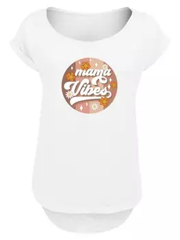 Рубашка F4NT4STIC Mothers Day Mama Vibes Vintage Inspired Motherhood, белый