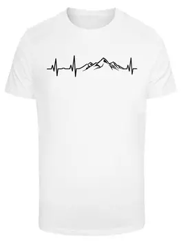 Рубашка F4NT4STIC Mountain Heartbeat, белый