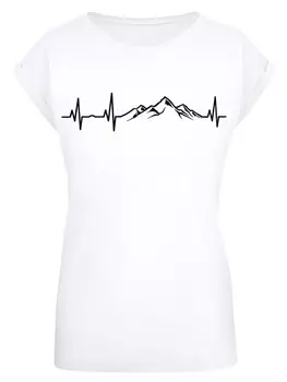 Рубашка F4NT4STIC Mountain Heartbeat, белый
