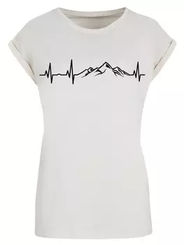 Рубашка F4NT4STIC Mountain Heartbeat, песочный