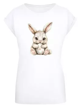 Рубашка F4NT4STIC Niedlicher Osterhase mit Ei, белый