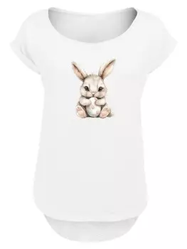 Рубашка F4NT4STIC Niedlicher Osterhase mit Ei, белый