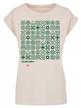 Рубашка F4NT4STIC, песочный