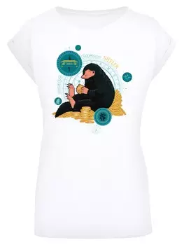 Рубашка F4NT4STIC Phantastische Tierwesen Sitting Niffler, белый