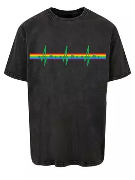 Рубашка F4NT4STIC Pink Floyd Prism Heartbeat, черный
