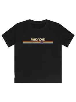 Рубашка F4Nt4Stic Pink Floyd Prism Retro Stripes., черный