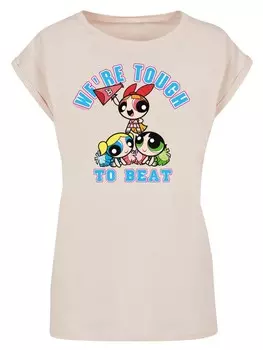 Рубашка F4NT4STIC Powerpuff Girls Tough To Beat, песочный